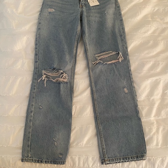 NWT Zara Wide Leg Jeans - Picture 4 of 7